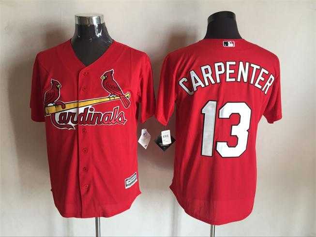 St. Louis Cardinals #13 Matt Carpenter Red New Cool Base Stitched MLB Jersey,We sell and wholesale St. Louis Cardinals #13 Matt Carpenter Red New Cool Base Stitched MLB Jersey on line form chian!